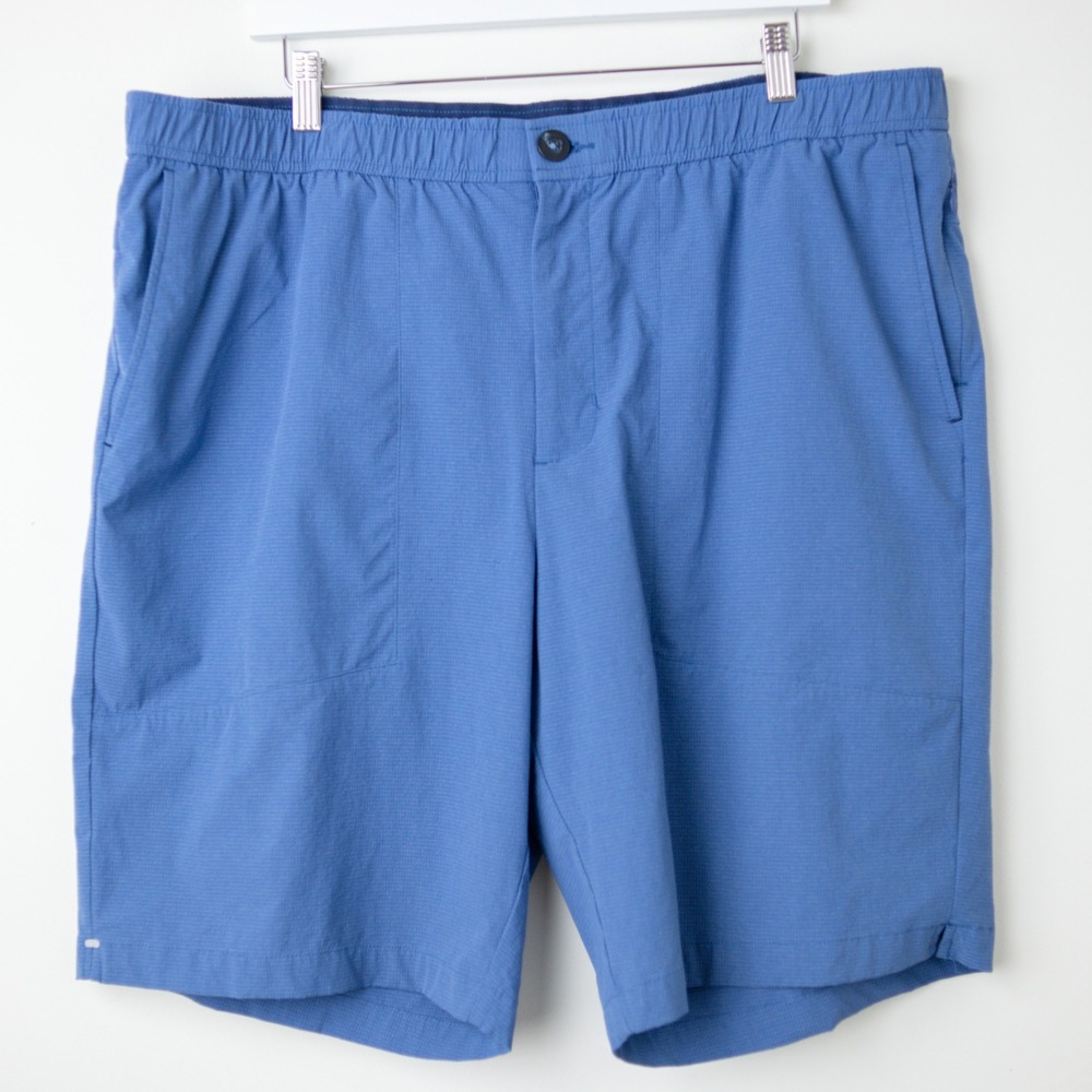 Tommy Bahama Chip Shot Pull-On Shorts Mens 1XLB Blue IslandZone Golf Big Tall